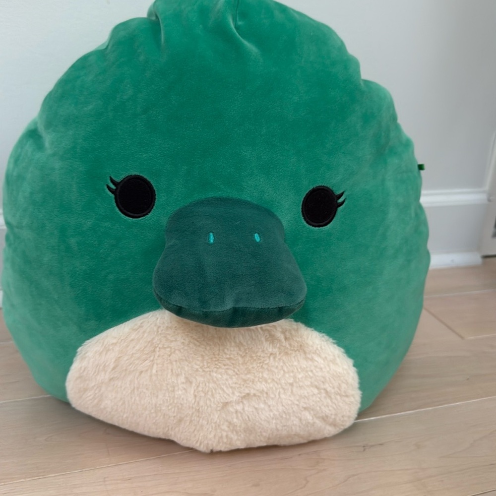Squishmellow 16” Selassi Green Platypus